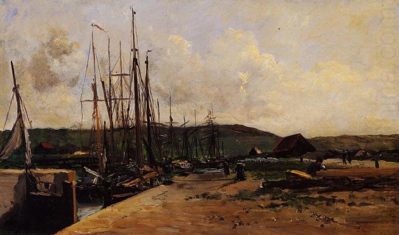 Charles-Francois Daubigny Fishing Port china oil painting image